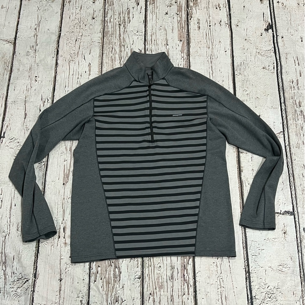 Women's Patagonia Capilene Gray Lightweight Athletic Pullover Shirt